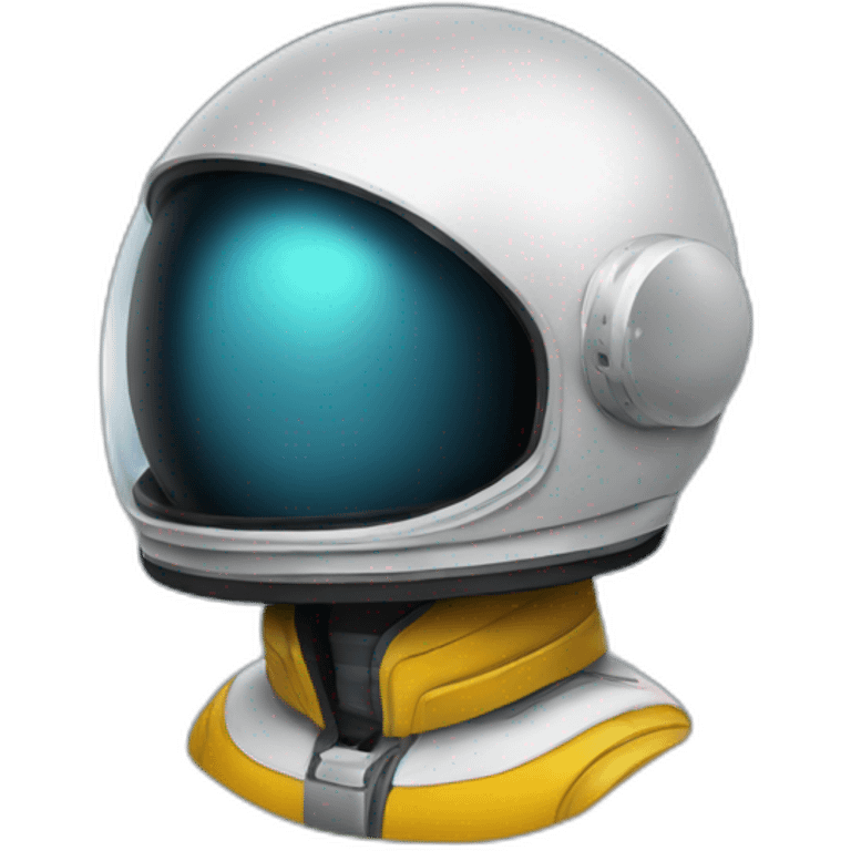 A minnnesota loon wearing a space helmet emoji