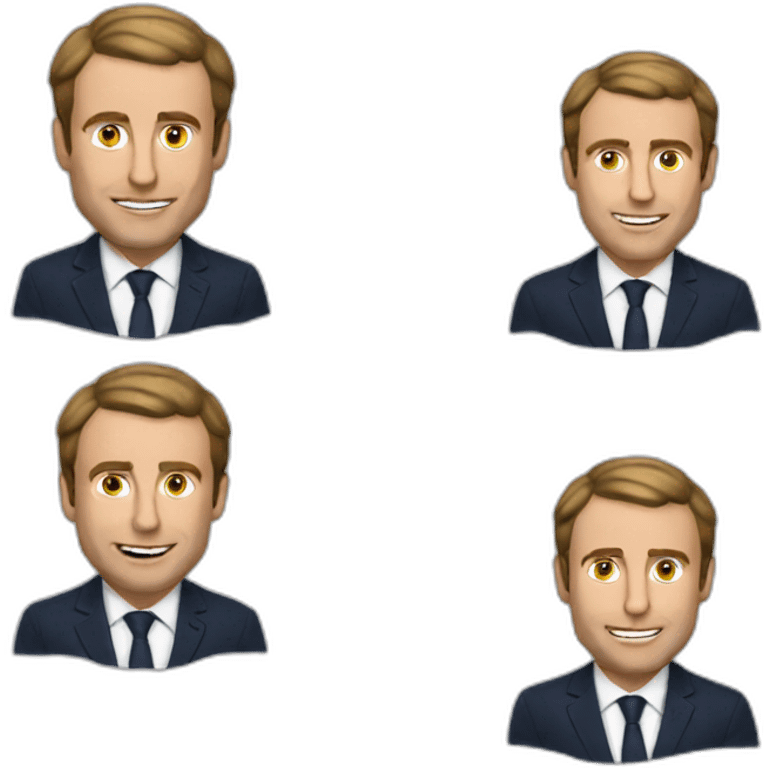 Macron en slip emoji