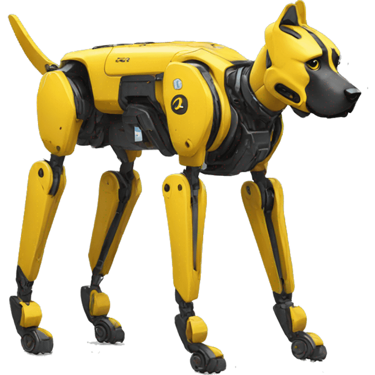 boston dynamics yellow robot dog emoji