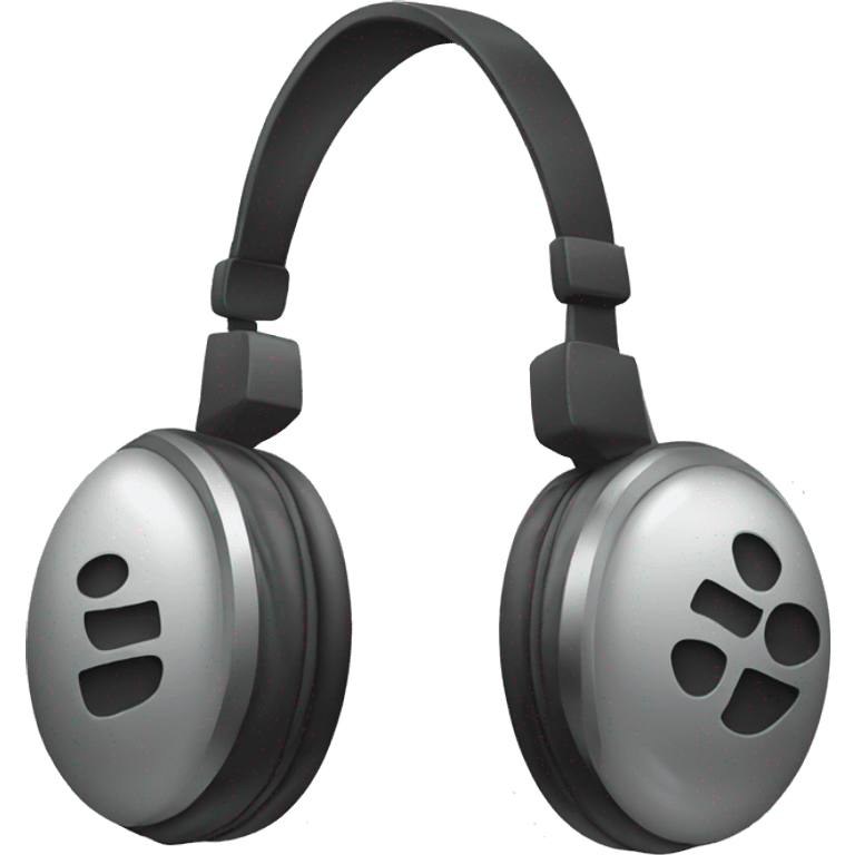 Headphones with bowes emoji