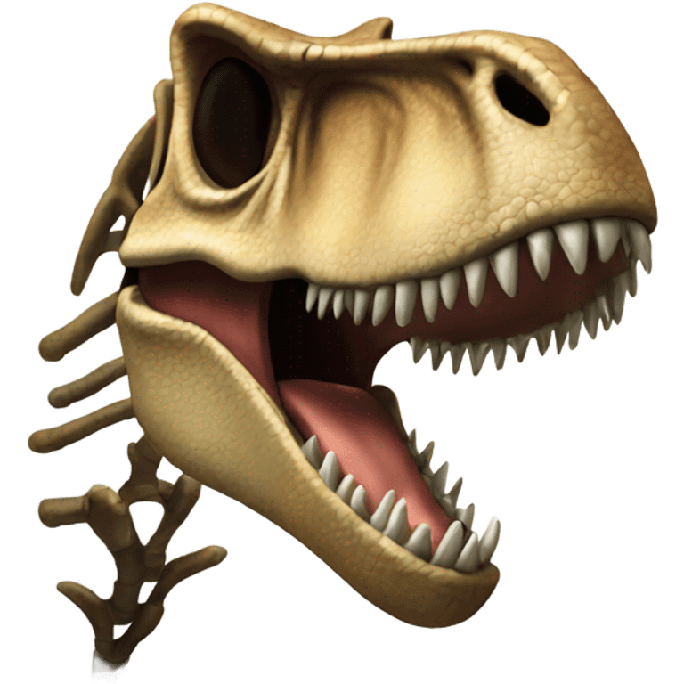 T rex Skelton  emoji