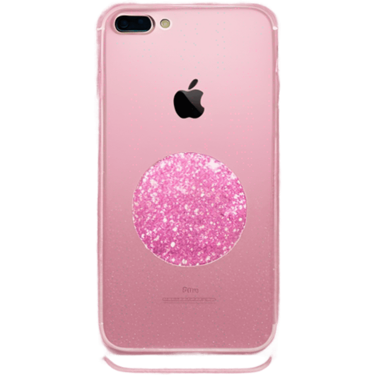 iPhone 16 plus pink glitter  emoji