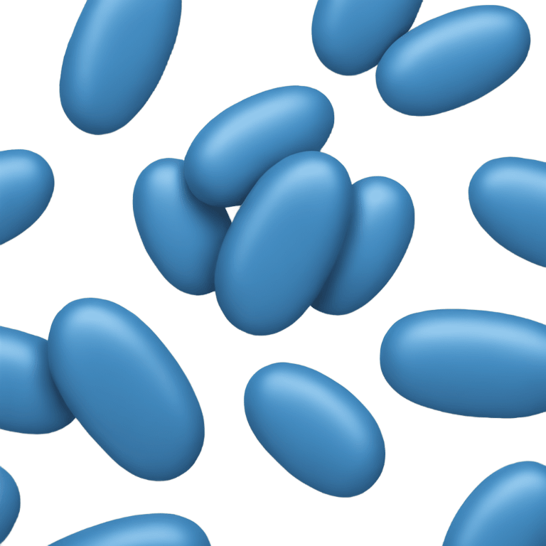 blue beans emoji