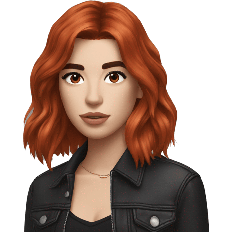 Dua Lipa redhead emoji