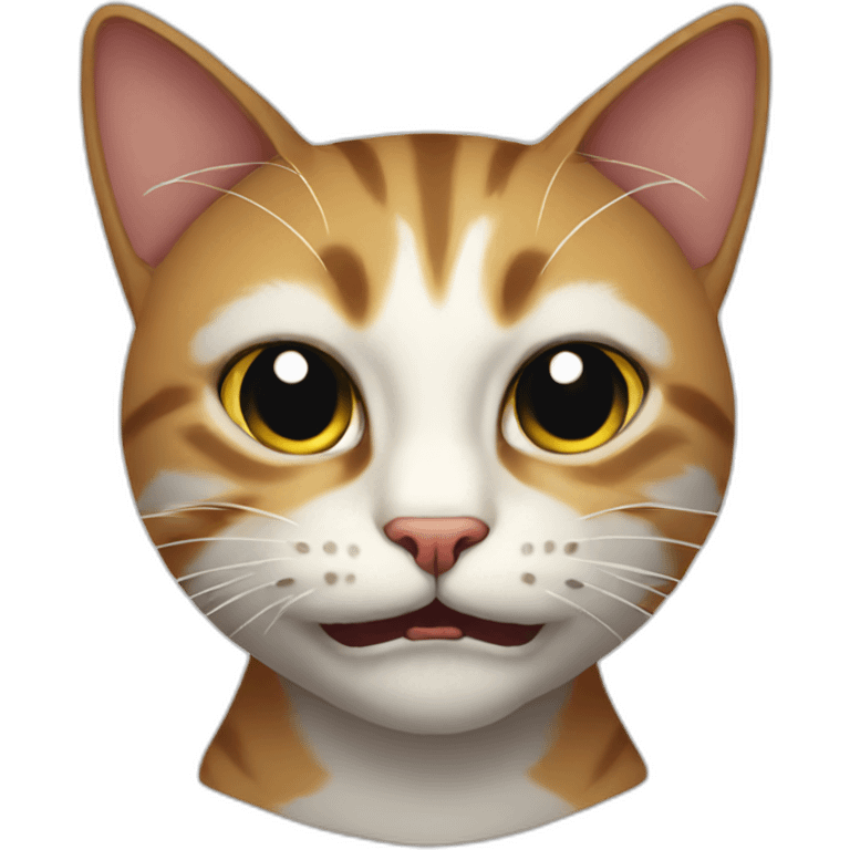 murderous cat emoji