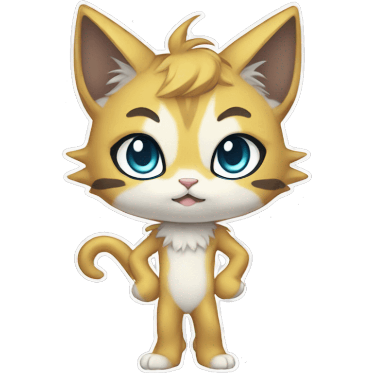 Catboy-Chibi-Sona-Shiny-Fakémon full body emoji