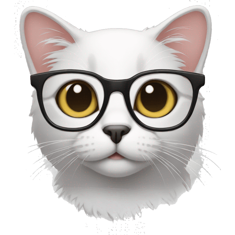 Cat with glasses emoji