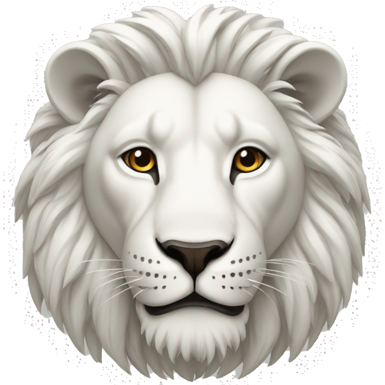 Lion blanc emoji