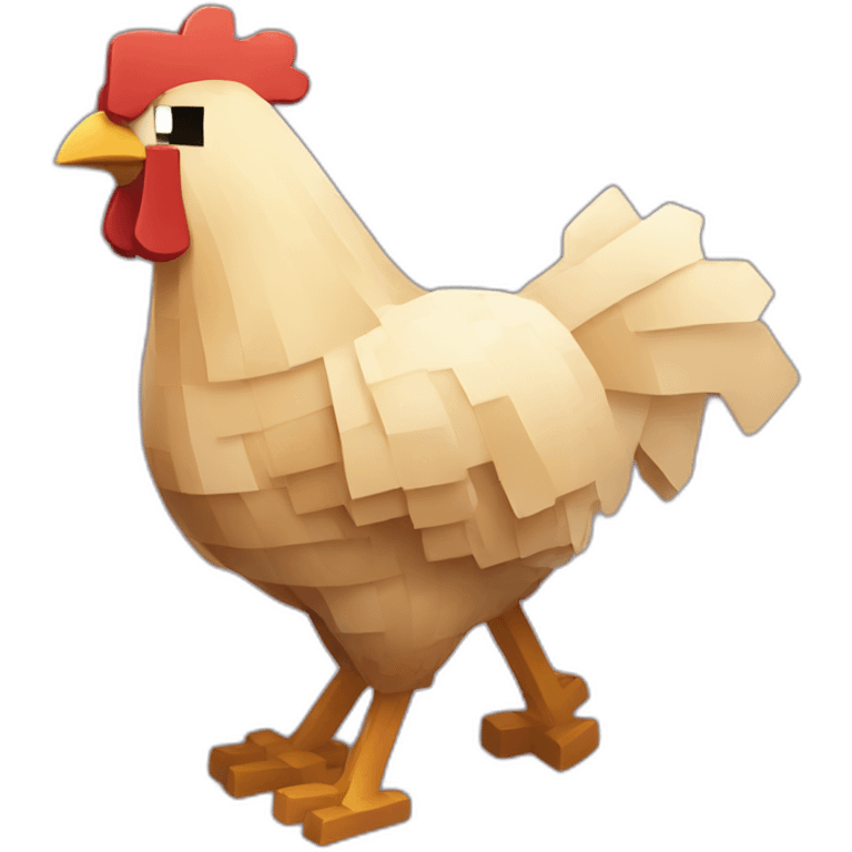 minecraft-chicken emoji