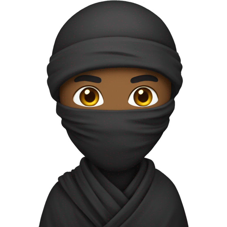 Ninja con bufanda  emoji