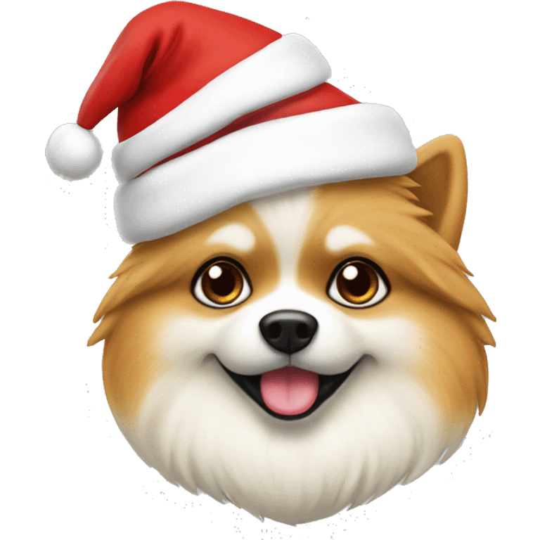 Creme Pomeranze with santa hat emoji