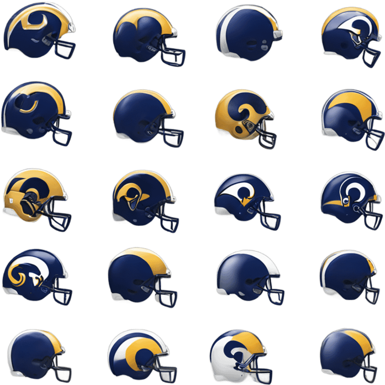 The Los Angeles rams beat the minisota Vikings emoji