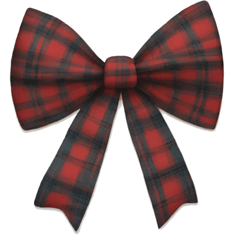 Plaid bow emoji