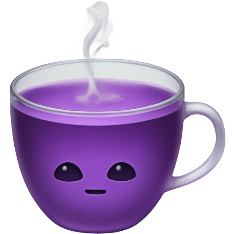 Purple tea emoji