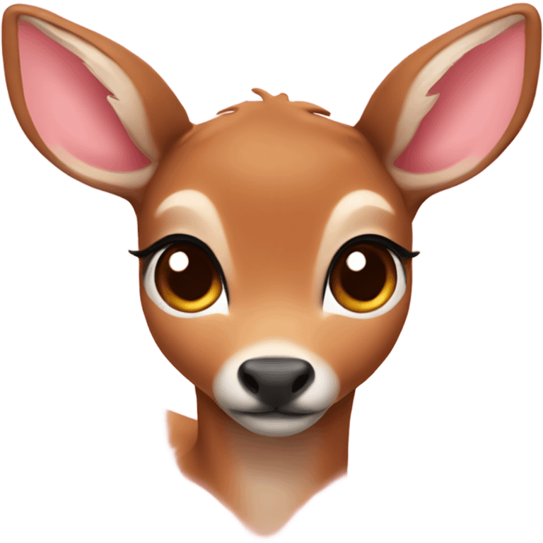 Cute fawn heart emoji