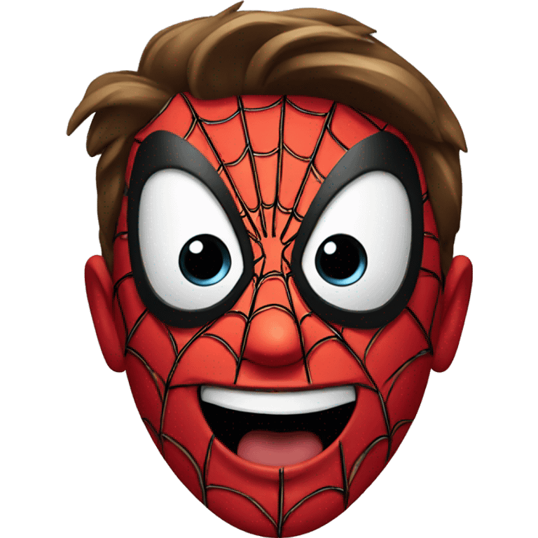 spiderman happy emoji