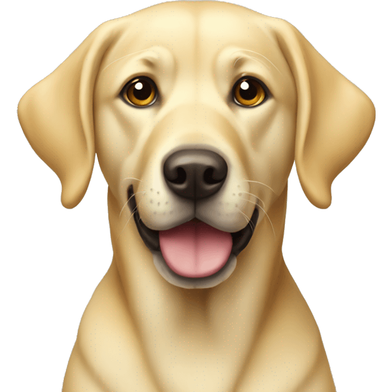 Yellow lab emoji