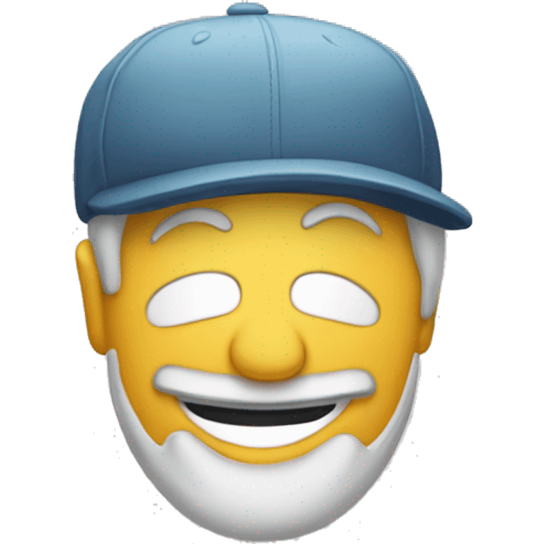 happyman with sneaker on its head  emoji