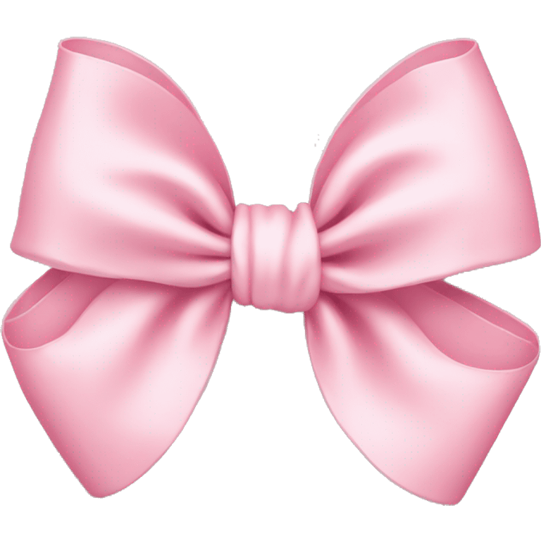 Light pink bows emoji