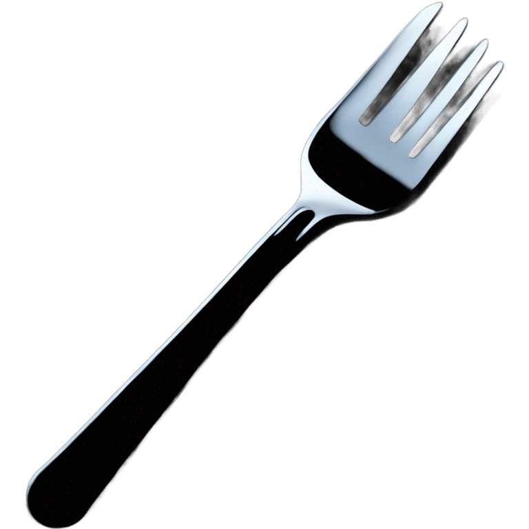 fork sticking out of a road emoji