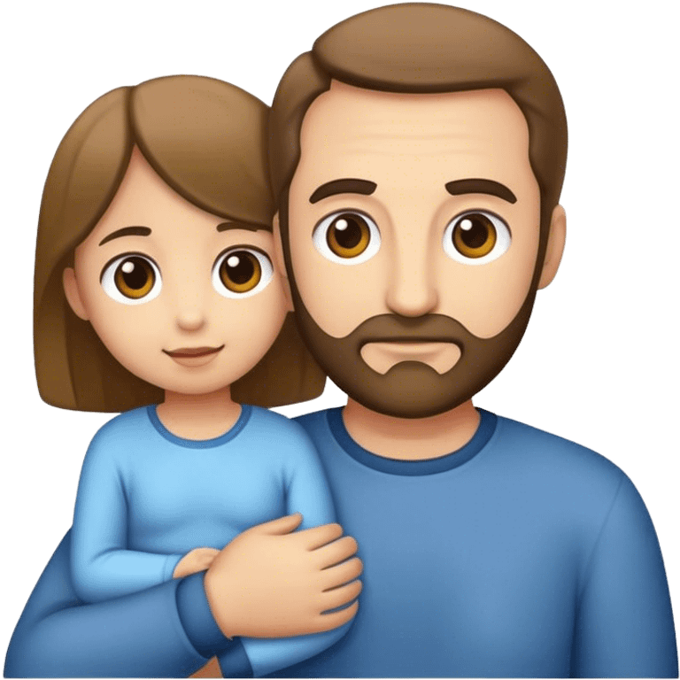 Padre y hija emoji