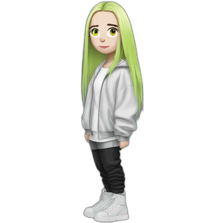 Billie eilish full body emoji