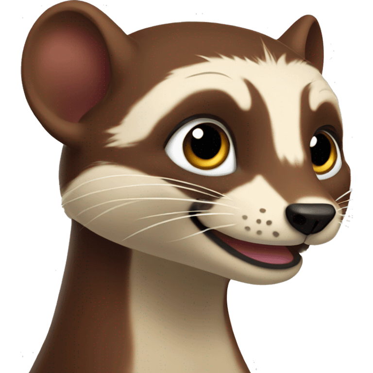 mischievous weasel emoji