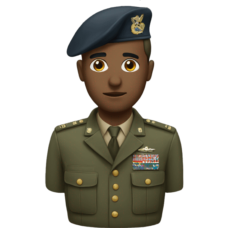 Military man emoji