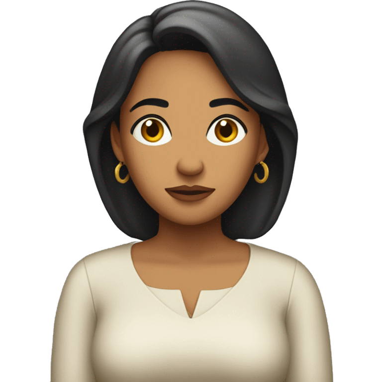 Latin Woman indecisive  emoji