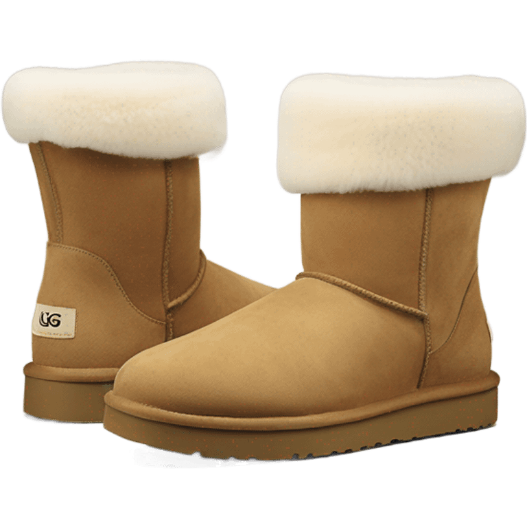 Platform ugg boots emoji