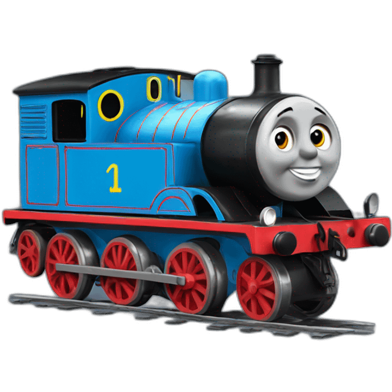 thomas the tank engine as a literal tank emoji