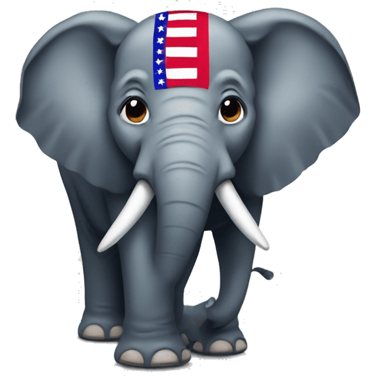 Republican elephant emoji