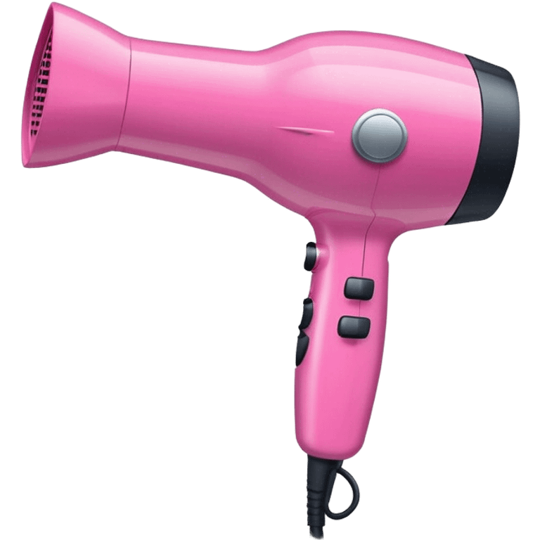 aesthetic pink hair dryer emoji