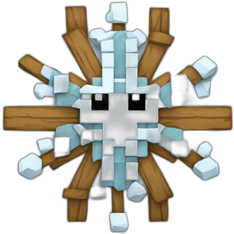 Pokemon Snowman Snowflake Minecraft emoji