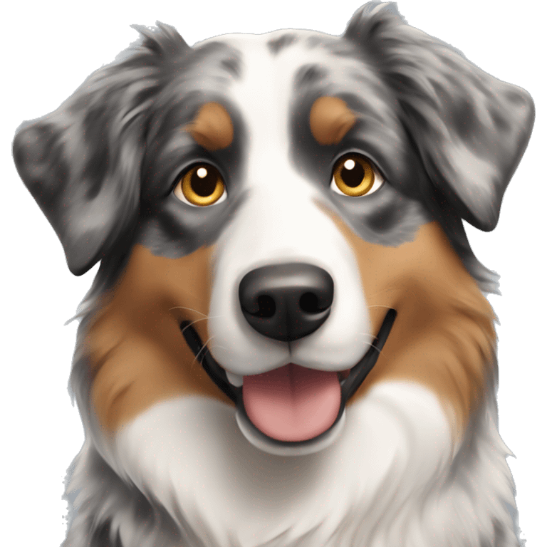 Australian shepherd dog emoji