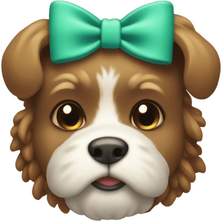 Caboodle with a bow on its head  emoji