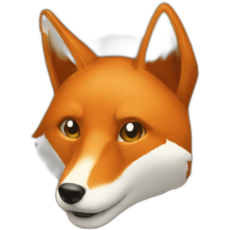 Think out of the box fox emoji