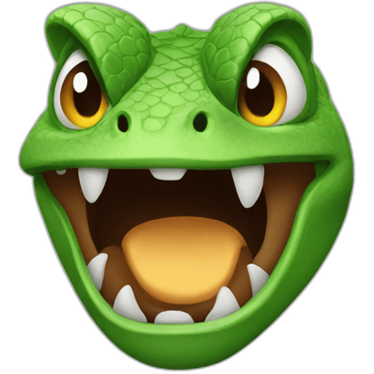 lizard angry face emoji