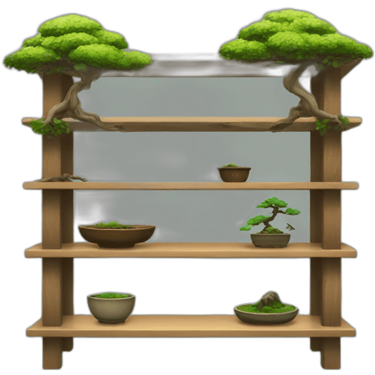 bonsai shelf emoji