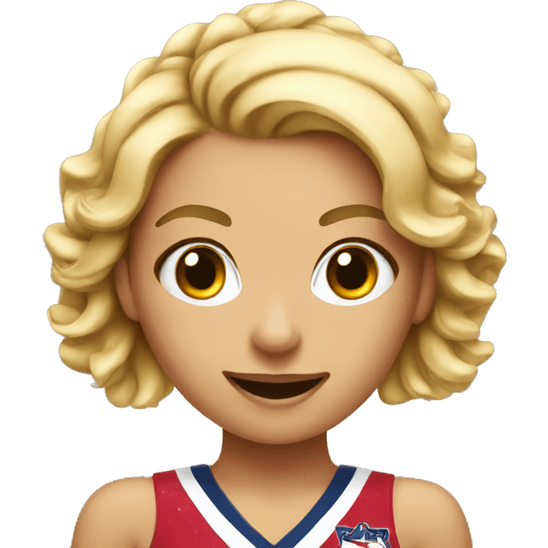 All star cheerleader emoji