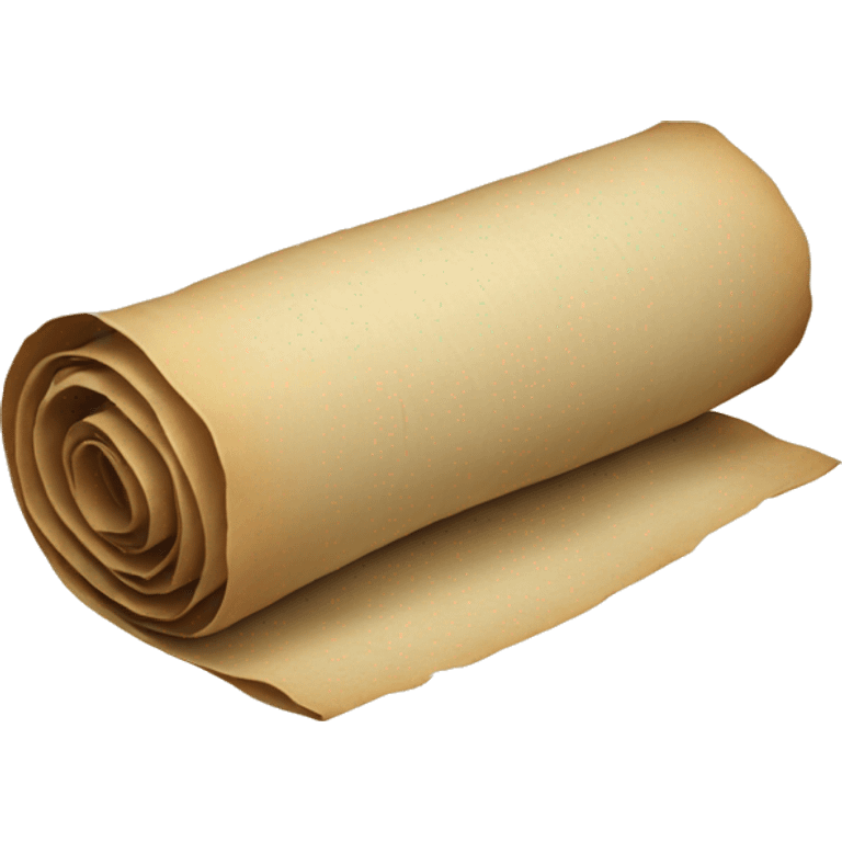 rolled up parchment emoji