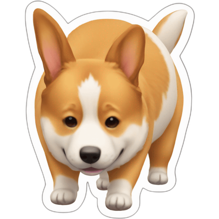 corgi butt emoji