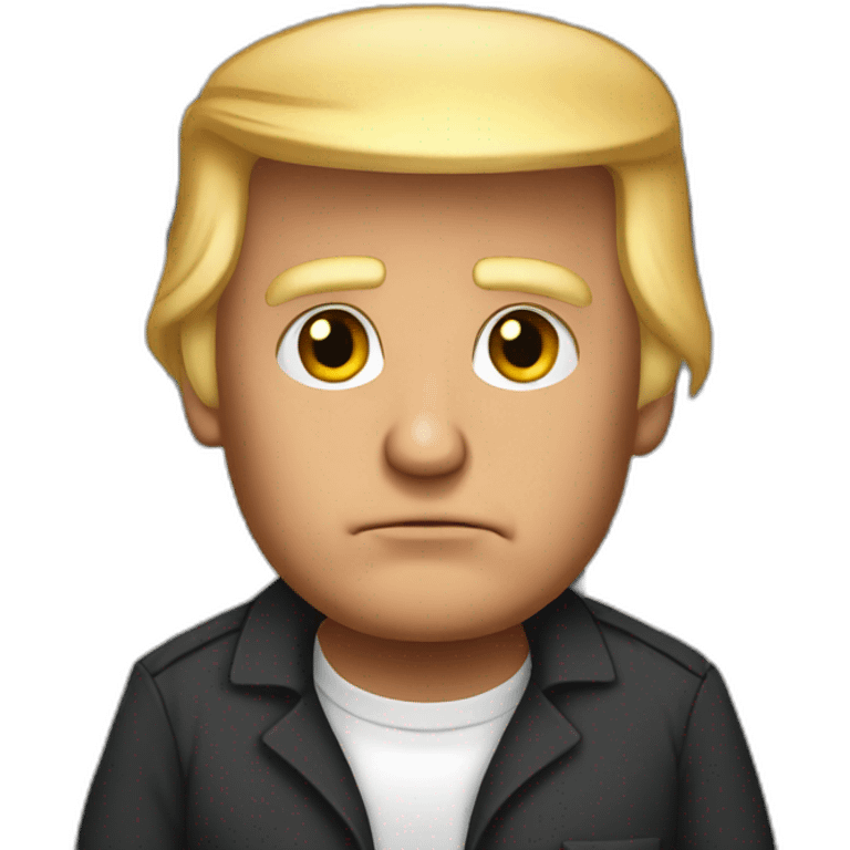 donald trump in prison clothes emoji