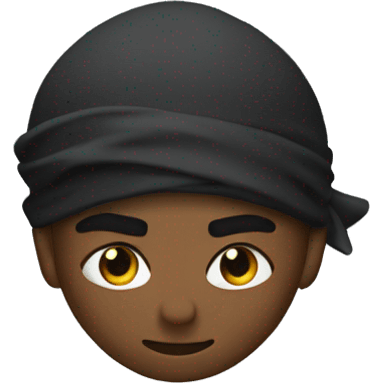 ninja with  low taper fade emoji