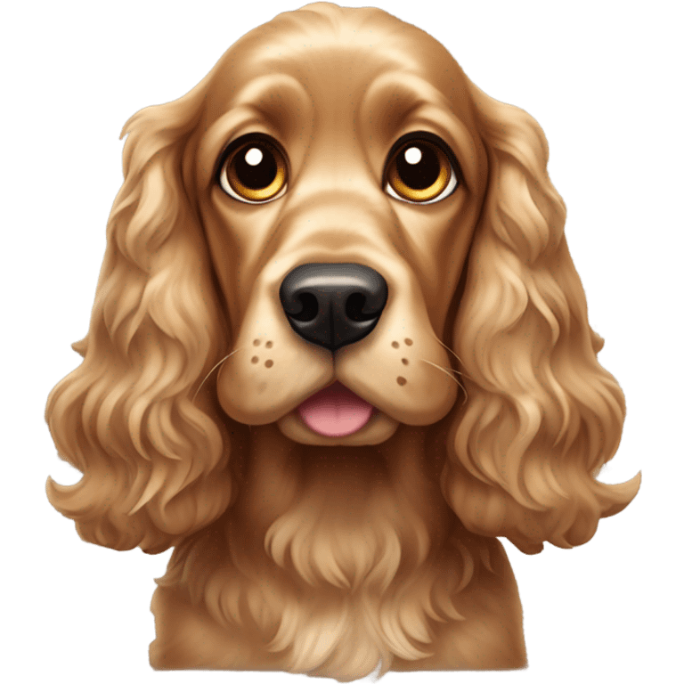 Cocker spaniel dog emoji