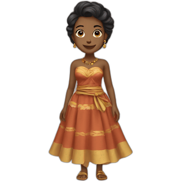 hawana style dress emoji