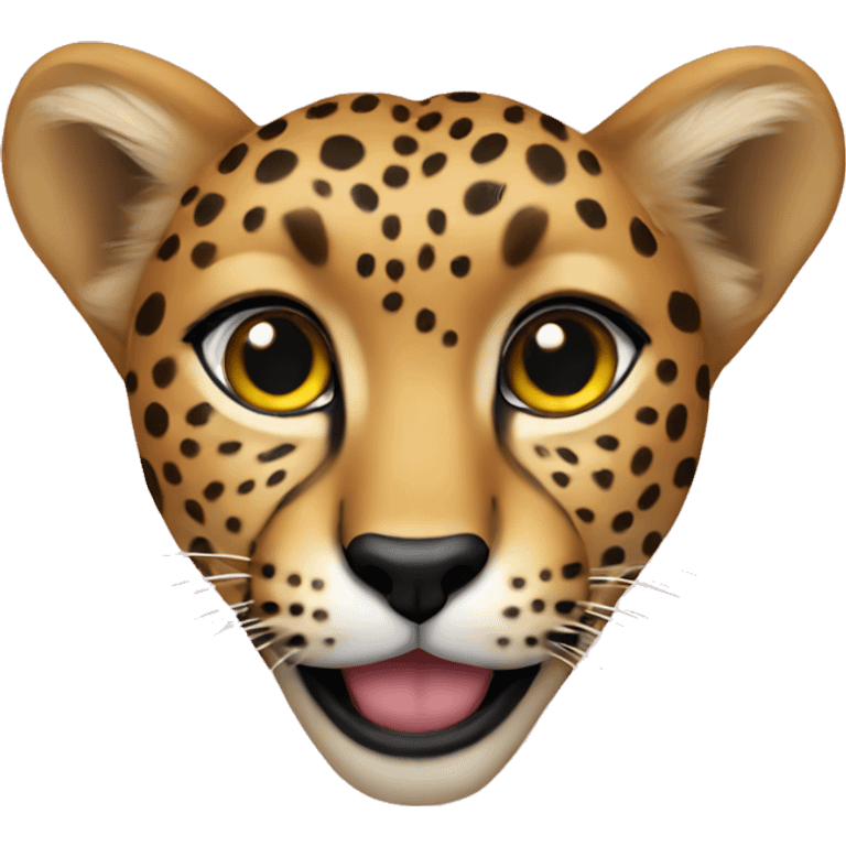 cheetah heart emoji