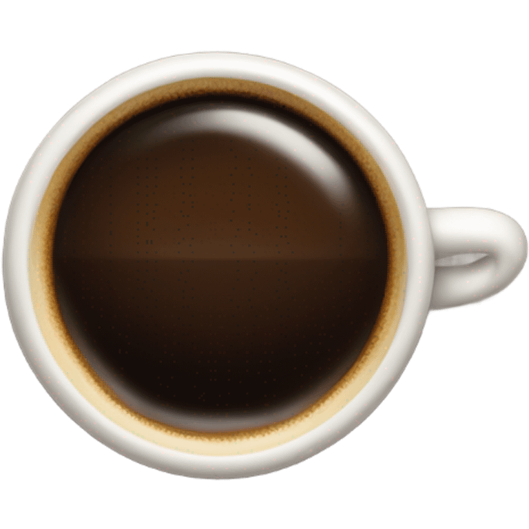 lungo black coffee emoji