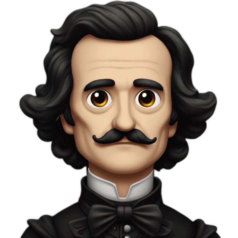 Edgar Allan Poe punk emoji