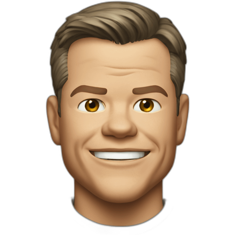 matt damon says happy birthday emoji